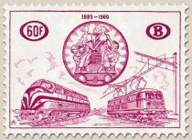 Railway Stamp: 75 year International union of Railway Confer