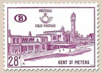 Railway Stamp: Train Station