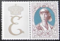 Queen Elisabeth (1876-1965) with Label