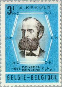 Professor August Kekulé (1829-1896), Benzene Formula