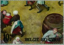 Detail of "Children's Games" by Pieter Brueghel the Elder