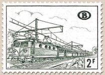 Railway Stamp: Electric locomotive type 122