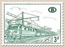 Railway Stamp: Electric locomotive type 122