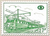 Railway Stamp: Electric locomotive type 122