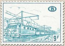 Railway Stamp: Electric locomotive type 122