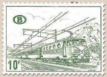 Railway Stamp: Electric locomotive type 126