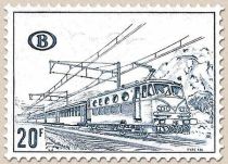 Railway Stamp: Electric locomotive type 126