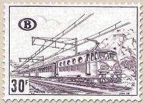 Railway Stamp: Electric locomotive type 126