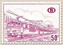 Railway Stamp: Electric locomotive type 160