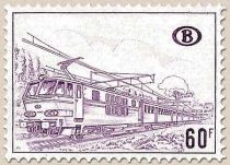 Railway Stamp: Electric locomotive type 160