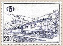 Railway Stamp: Diesel locomotive type 205