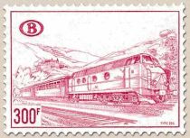 Railway Stamp: Diesel locomotive type 205