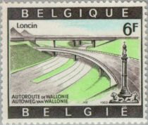 Loncin flyover, Wallonie motorway