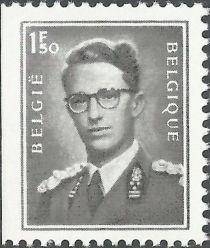 King Baudouin (1930-1993) - phosphor paper - Left imperf