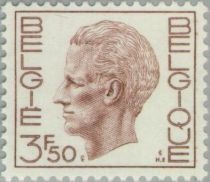 King Baudouin Type "Elström" 3.5 Fr without "1930-1970"