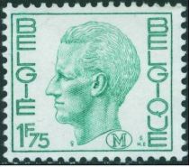 Military Stamp: King Baudouin Type "Elström" with M in oval