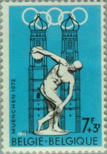 Discus thrower statue