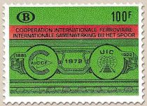 Railway Stamp: 50 year international Railway Association