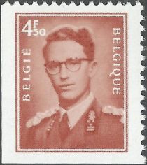 King Baudouin (1930-1993) - Left + Bottom imperf