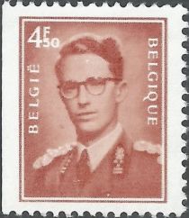 King Baudouin (1930-1993) - Left imperf