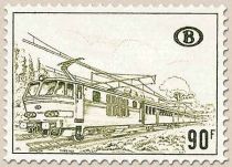 Railway Stamp: Electric locomotive Type 160