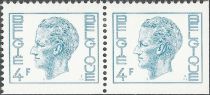 King Baudouin Type "Elström" - booklet stamp se tenant