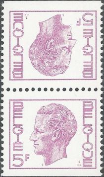 King Baudouin Type "Elström" - booklet stamp Tete-Beche