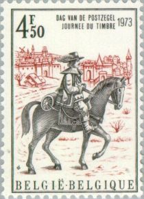 Courier from Thurn and Taxis after a drawing by Jean Fivet