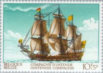 "Jong Jacob" (East Indiaman) (Ostend Company, 250th Anniv.)