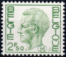 Military Stamp: King Baudouin Type "Elström" with M in oval