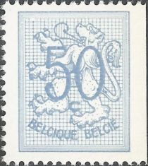 Number on Heraldic Lion, Imperforate right