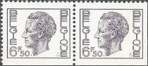 King Baudouin Type "Elström" - booklet stamp se tenant