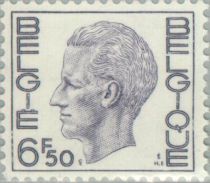 King Baudouin Type "Elström" - 6.50 Fr.