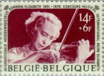 Queen Elizabeth (1876-1965) playing Violin