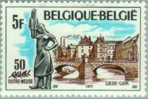 Liege - Ourthe-Bridge, Statue of Tchantchès