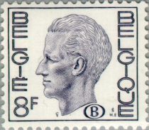 King Baudouin Type "Elström" with B in oval