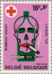 Graphic composition - Anti-tobacco, drugs and alcohol