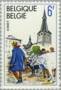 Ciney - St. Nicholas Church and Cattle Dealer