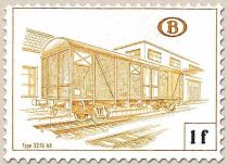 Railway Stamp: Carriage Type 2216 AB