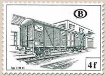 Railway Stamp: Carriage Type 2216 AB