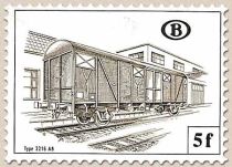 Railway Stamp: Carriage Type 2216 AB