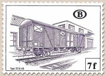 Railway Stamp: Carriage Type 2216 AB