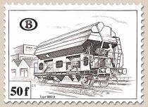 Railway Stamp: Carriage Type 1000 D