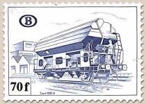 Railway Stamp: Carriage Type 1000 D