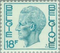 King Baudouin Type "Elström" - 18 Fr. Blue