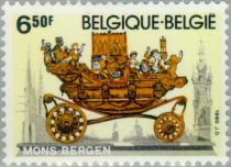 Tourism - Golden Carriage, 1780, Mons