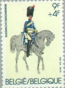 Gendarmerie on horseback