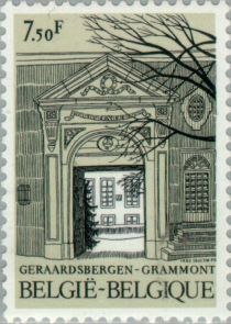 Gate of the St. Adrianus Abbey of Geraardsbergen