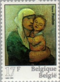 "Motherhood" by Pierre Paulus de Châtelet (1881-1959)