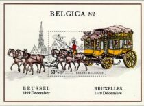 Belica '82 - Stagecoach souvenir sheet